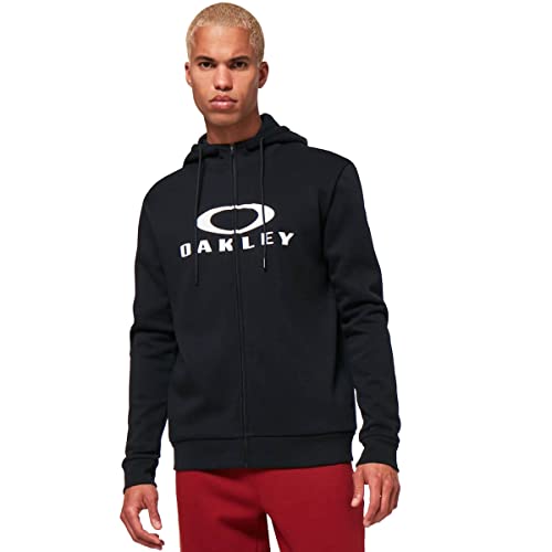 Oakley Herren Bark Full Zip Hoodie 2.0, schwarz/weiß, Medium von Oakley