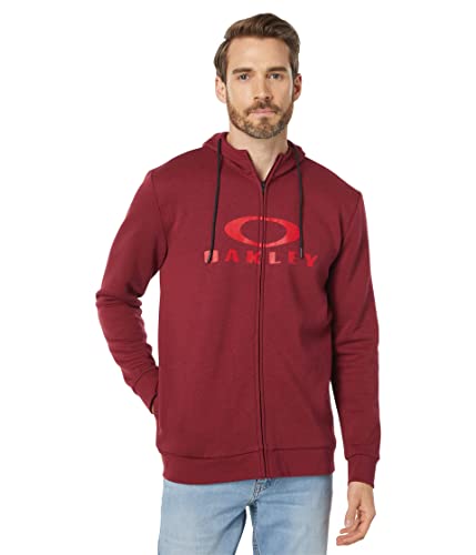 Oakley Herren Bark Full Zip Hoodie 2.0 Sweatshirt, Eisen Rot, XX-Large von Oakley