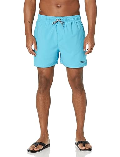 Oakley Herren Beachvolley Beachshorts, 40,6 cm Boardshorts, Helles Blau, M von Oakley