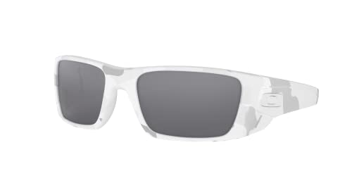 Oakley Herren Brennstoffzelle Sonnenbrille, Weiß/Schwarz Iridium von Oakley