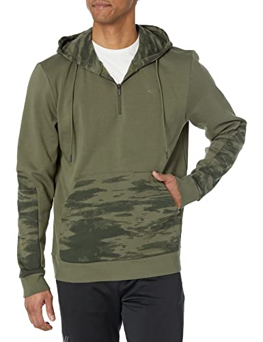 Oakley Herren Camo Patch 1/4 Zip Hoodie Kapuzenpullover, Dunkler Pinsel, XX-Large von Oakley