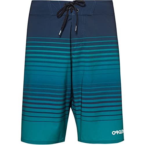 Oakley Herren Fade Out RC, 53,3 cm Boardshorts, Grün/Fathom Stripes, 33 von Oakley