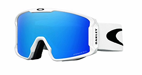 Oakley Herren Lineminer 707019 0 Sportbrille, Weiß (Matte White/Prizmsapphireiridium), 99 von Oakley