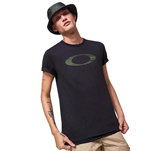 Oakley Herren O-Fold Ellipse T-Shirt, Blackout, Klein von Oakley