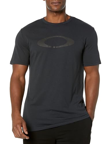 Oakley Herren O-Bold Ellipse T-Shirt, Schwarz/Schwarz, L von Oakley