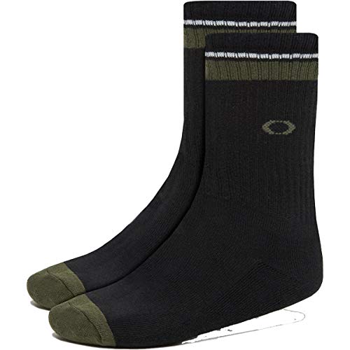 Oakley Herren Essential Pcs Essentielle Socken (3 Stück), Blackout, Medium von Oakley