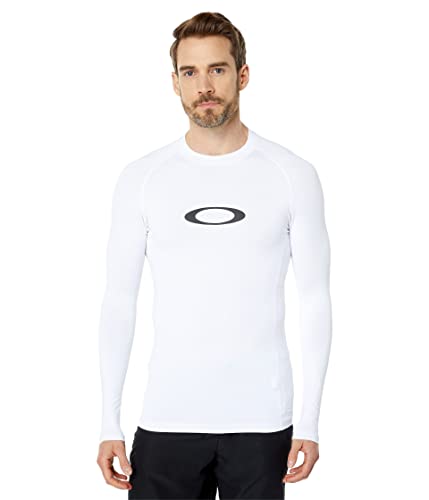 Oakley Herren Rash Guard ELLIPSE RASHGUARD LS White L von Oakley