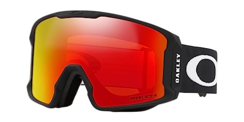 Oakley Herren Lineminer 707002 0 Sportbrille, Schwarz (Matte Black/Prizmtorch), 99 von Oakley