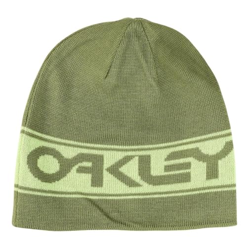 Oakley Herren Thermonuclear Protection Reversible Beanie-Mütze, Farn/Hellgrün, Einheitsgröße von Oakley