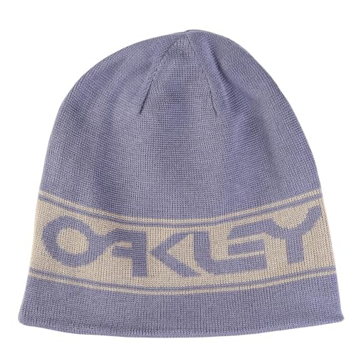 Oakley Herren Thermonuclear Protection Reversible Beanie-Mütze, Lila/Humus, Einheitsgröße von Oakley
