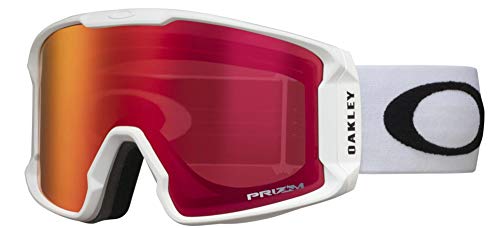 Oakley Line untergraben Skibrille Unisex, uni, Line Miner, Weiß (Prizm Torch Iridium) von Oakley