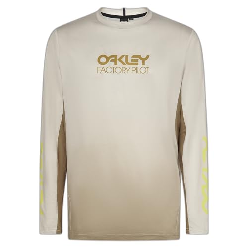 Oakley Maven Coast Langarm-Trikot für Herren 2.0, Gradient Pebble Mist, Mittel von Oakley