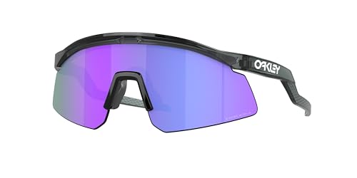 Oakley OO9229 Sonnenbrillen-Set: OO 9229 HYDRA 922904 Hydra Crystal Black Prizm Viol und Small Blue Leash Zubehör-Set von Oakley