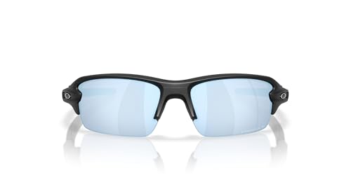 Oakley OO9511 Flak 2.0 S Rechteckige Sonnenbrille, Mattschwarz/Prizm Deep Water Polarized, 59 mm von Oakley