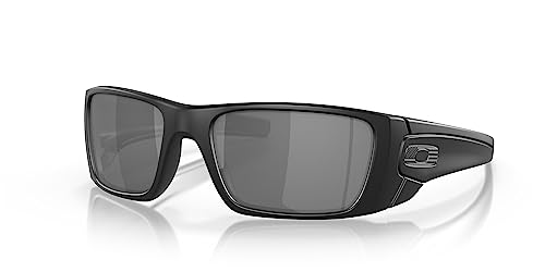 Oakley SI Fuel Cell Sunglasses Matte Black with Steel US Flag Icon/Gray Lens von Oakley