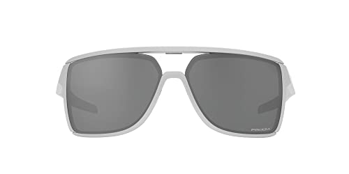 Oakley Unisex 0 o9147 Sonnenbrille, X Silver/Prizm Black, 63 von Oakley