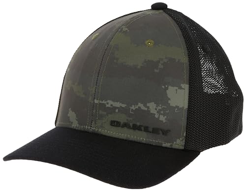 Oakley Unisex Trucker-Kappe Verschluss, Green Brush Camo, S/M von Oakley