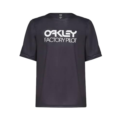 Oakley Unisex-Erwachsene Factory Pilot MTB Short Sleeve Jersey II Mountainbike-Trikot, Blackout, Large von Oakley