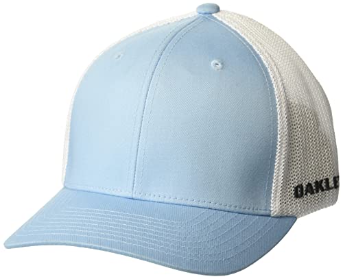 Oakley Unisex-Erwachsene Golf-Truckermütze mit Wappen Cap, Stonewash Blue, X-Large von Oakley