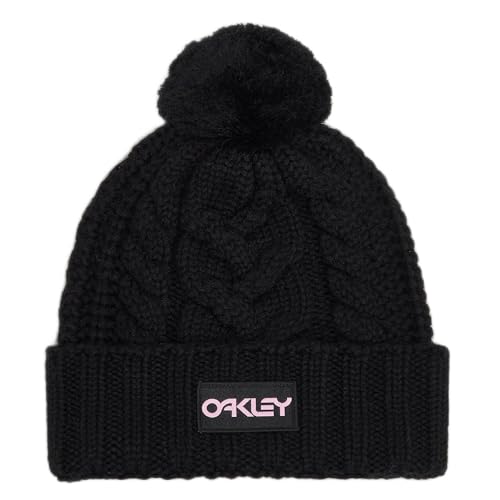 Oakley Unisex-Erwachsene Harper Pom Beanie-Mütze, Blackout, Einheitsgre von Oakley