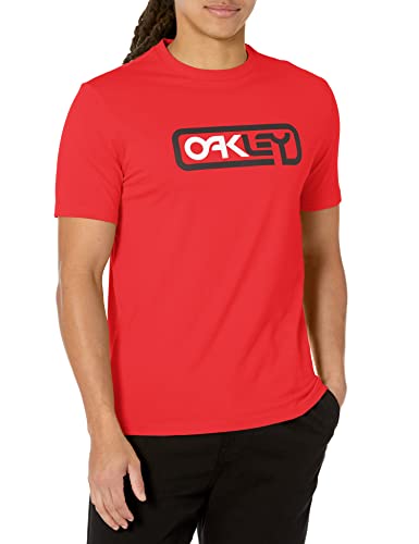 Oakley Unisex-Erwachsene Locked in B1b T-Shirt, red line, L von Oakley