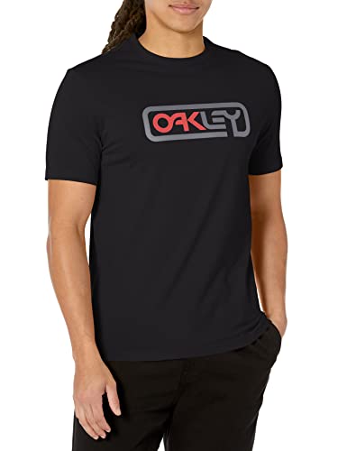 Oakley Unisex-Erwachsene Locked in B1b T-Shirt, schwarz/grau, XL von Oakley