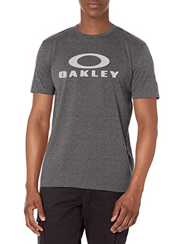 Oakley Unisex-Erwachsene O Bark kurzen Ärmeln T-Shirt, Grey Heather/Stone Grey, Klein von Oakley