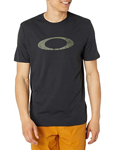 Oakley Unisex-Erwachsene O-Bold Ellipse T-Shirt, Black/Brush Tiger Green, S von Oakley