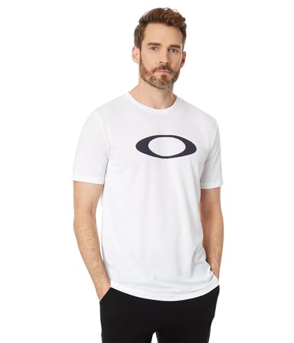 Oakley Unisex-Erwachsene O-Bold Ellipse T-Shirt, weiß/schwarz, XX-Large von Oakley