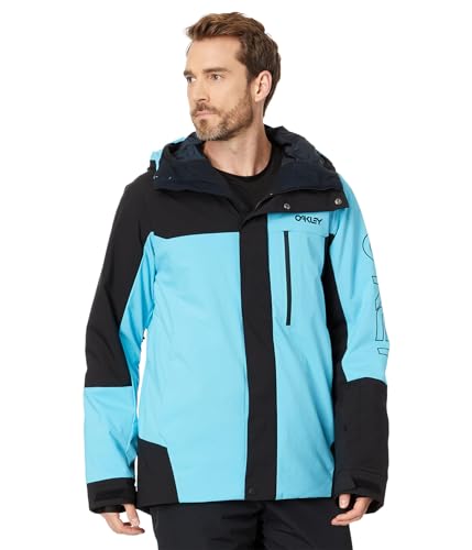 Oakley Unisex-Erwachsene TNP TBT Isolierte Jacke, Schwarz/Hellblau, L von Oakley