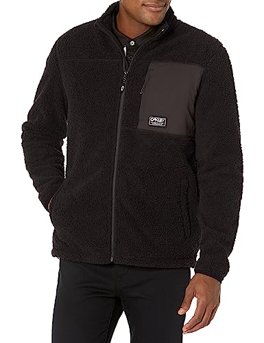 Oakley Unisex Mountain Fire Sherpa Sweatshirt, Blackout, Medium von Oakley