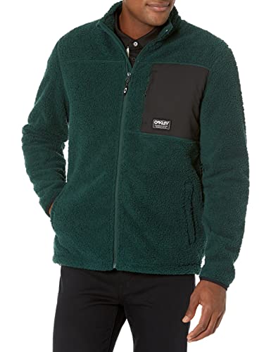 Oakley Unisex Mountain Fire Sherpa Sweatshirt, Jäger-Grün (Helm), Small von Oakley