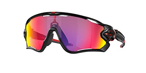 Oakley Unisex-Erwachsene Jawbreaker OO9290 Sonnenbrille, Schwarz (Negro Mate/Rojo), 0 (5er Pack) von Oakley