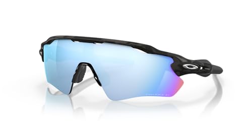 Oakley Unisex Radar Ev Path Sonnenbrille, Matte Black Camo-Prizm Deep Blue Polarized, Einheitsgröße von Oakley