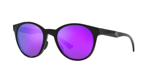 Oakley Unisex Spindrift Sonnenbrille, Poliertes Schwarz/Prizm Violett, 52 von Oakley