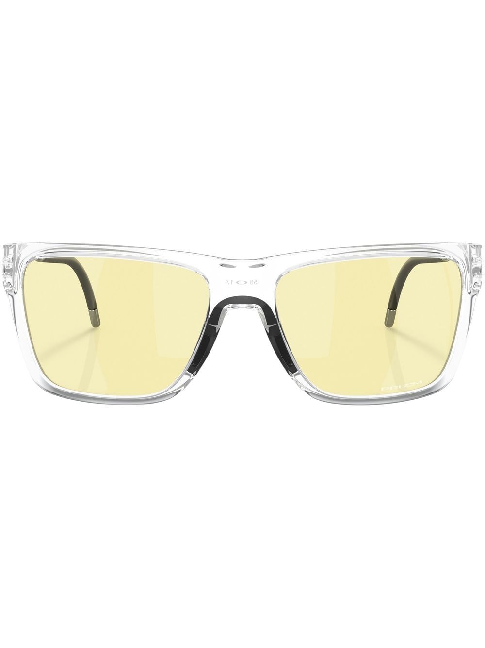 Oakley Sonnenbrille mit breitem Gestell - Nude von Oakley