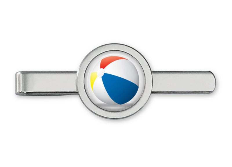 Beachball Krawattenklammer - Traverse Wasserball Manschettenknöpfe Zubehör | Lebenslange Garantie T0018 von OakmontCufflinks