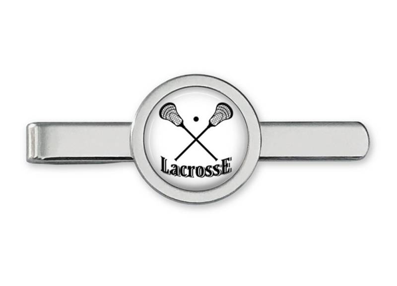 Lacrosse Krawattenklammer - Traverse Lax Manschettenknöpfe Zubehör | Lebenslange Garantie T0100 von OakmontCufflinks
