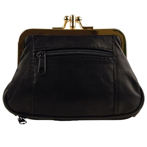 Oakridge Leather Damen Münzgeldbörse mit Doppelverschluss, bronze, Geldbörse mit Verschluss Oakridge Leather Damen Münzgeldbörse mit Doppelverschluss, bronze, Geldbörse mit Verschluss von Oakridge Leather