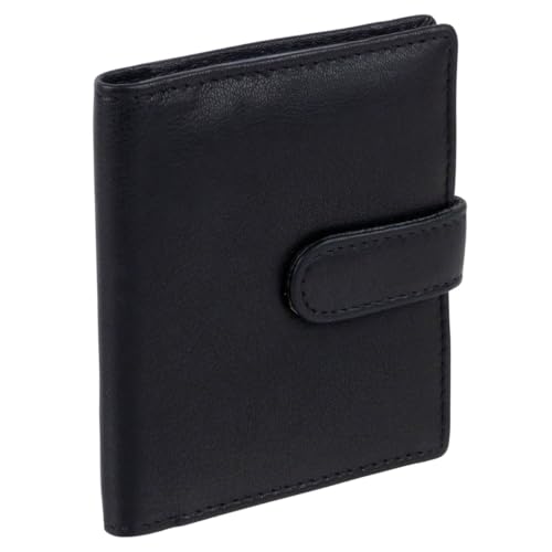 Oakridge Leather Unisex RFID-geschütztes Kreditkartenetui, Schwarz , Einheitsgröße, Casual von Oakridge Leather
