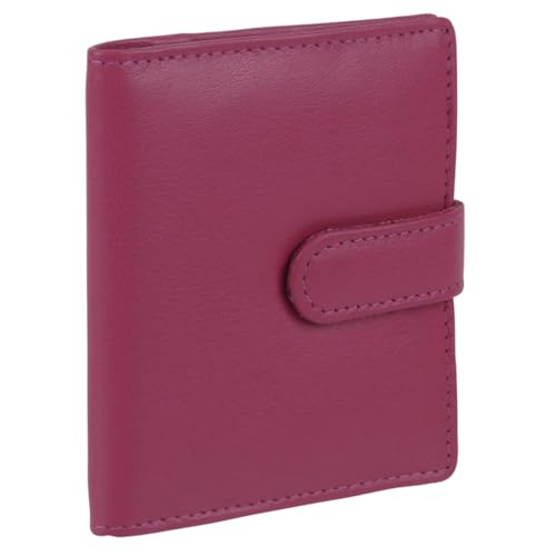 Oakridge Leather Unisex RFID-geschütztes Kreditkartenetui, fuchsia, Einheitsgröße, Casual von Oakridge Leather