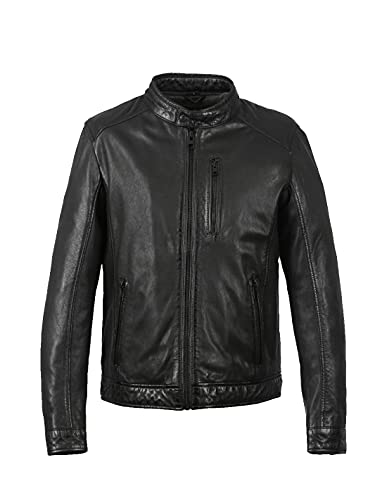 Oakwood Herren Agent Lederjacke, Noir, XL von Oakwood