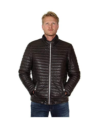 Oakwood Herren Gang Jacke, Braun (Choco 505), Large (Herstellergröße: 52) von Oakwood