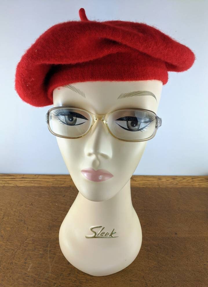 Klar Getönte Kunststoff Eingefasste Vintage Brille Ovale Braun Damen von OakyDokeUK