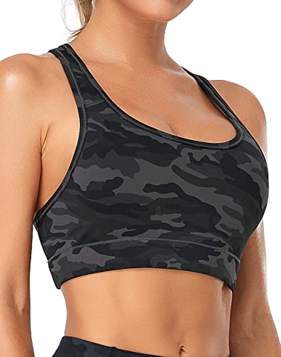 Oalka Damen-BHs, Racerback, Sport, Fitness, Unterstützung, Sport-BHs, Medium von Oalka