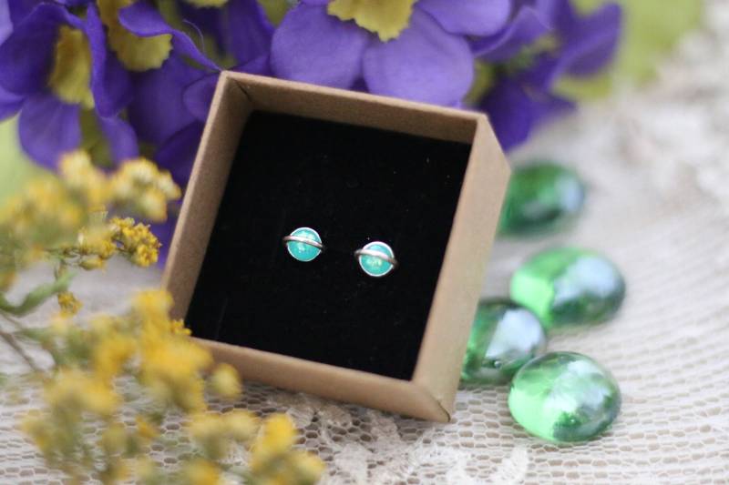 925 Sterling Silver Synthetic Opal Saturn Earrings Women's Jewelry Birthday Gift For Her Girlfriend Valentine's Day Mother's 925 Sterling Silver Synthetic Opal Saturn Earrings Women's Jewelry Birthday Gift For Her Girlfriend Valentine's Day Mother's von OandLee
