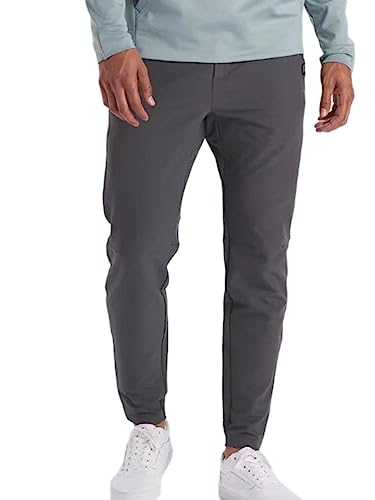 Oanviso Herren Chino Hose mit Stretch Herren Cargohose Freizeithose Skinny Slim Fit Männer Vintage Arbeitshose Komfort Anzughose mit Taschen Business Hose A Dunkelgrau M von Oanviso
