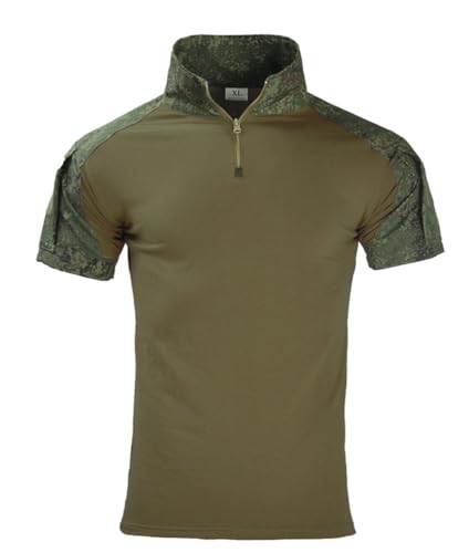 Oanviso Herren T-Shirt Outdoor Softshell Oberteil Tops Winddicht Tarnung Muskeloberteil Jagd T-Shirt Taktisch Sommerhemd Militär Casual Windbreaker Freizeithemd B 12 XXL Oanviso Herren T-Shirt Outdoor Softshell Oberteil Tops Winddicht Tarnung Muskeloberteil Jagd T-Shirt Taktisch Sommerhemd Militär Casual Windbreaker Freizeithemd B 12 XXL von Oanviso