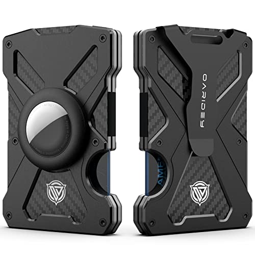 Minimalistische Geldbörse für Herren: Schlanke Geldklammer aus Aluminium mit transparentem Ausweishalter, Kohlefaser-Geldbörse, RFID-Blockierung, hält bis zu 15 Karten mit Geldclip, ultradünne Minimalistische Geldbörse für Herren: Schlanke Geldklammer aus Aluminium mit transparentem Ausweishalter, Kohlefaser-Geldbörse, RFID-Blockierung, hält bis zu 15 Karten mit Geldclip, ultradünne von Oaridey