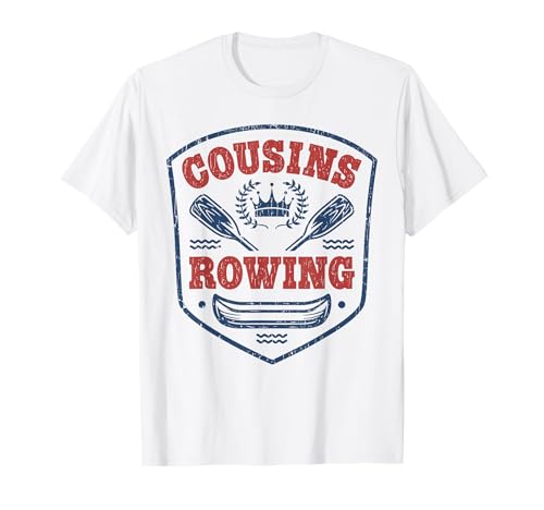 Cousins Rudern Crew Lustige Männer Frauen Ruderer Familie Matching T-Shirt Cousins Rudern Crew Lustige Männer Frauen Ruderer Familie Matching T-Shirt von Oarsomeness Rowing Designs
